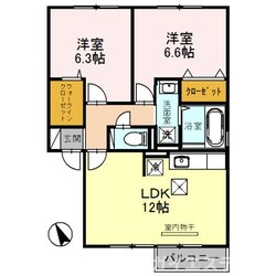 グランモアZB棟の物件間取画像